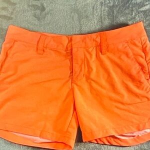 Hurley Women's Bright Orange Athletic Shorts